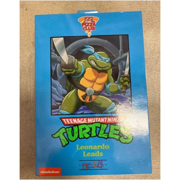 Teenage Mutant Ninja Turtles Leonardo Pizza Club Ultimate Action Figures NECA - Picture 4 of 10
